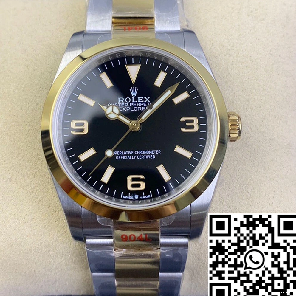 Dial Rolex Black M124273-0001 EW Factory Explorer 0212